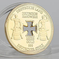Позолочена сувенірна монета банку Німеччини