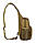 Маленький військовий одне лямковий рюкзак 127 хакі, фото 3