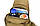Маленький військовий одне лямковий рюкзак 127 хакі, фото 6