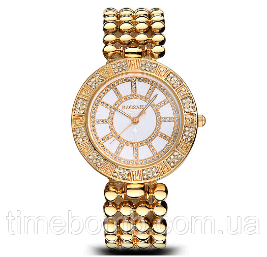Жіночий наручний годинник Baosaili Luxury золотистий