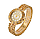 Жіночий наручний годинник Baosaili Luxury золотистий, фото 2