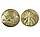 Позолочена сувенірна монета ''Бог проти Сатани'', фото 8