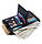 Чоловіче шкіряне портмоне гаманець Kavis чорне (з ланцюжком), фото 8