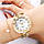 Жіночій наручний годинник Miss Fox Diamond золотистий, фото 2
