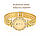 Жіночій наручний годинник Miss Fox Diamond золотистий, фото 6