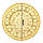 Позолочена сувенірна монета "Знак зодіаку - Лев", фото 2