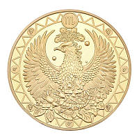 Позолочена сувенірна монета "Знак зодіаку - Скорпіон"