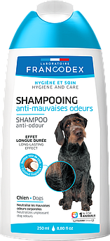 Шампунь для собак для усунення неприємного запаху Laboratoire Francodex Anti-odour Shamp 250мл