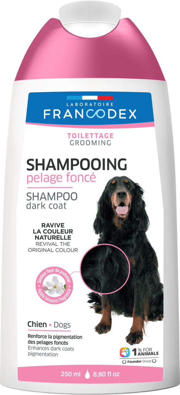 Шампунь для собак з чорною вовною Laboratoire Francodex Dark Coat Shampoo 250мл