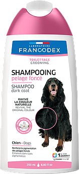 Шампунь для собак з чорною вовною Laboratoire Francodex Dark Coat Shampoo 250мл