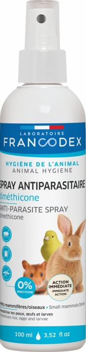 Спрей з диметиконом для гризунів та птахів Francodex Dimethicone Pest Control Spray 100мл