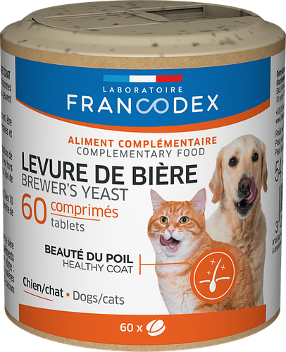 Пивные дрожжи для кошек и собак, Лаборатуар Франкодекс FRANCODEX BREWER ...