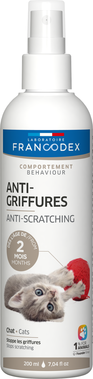 FRANCODEX ANTI SCRATCH KITTEN SPRAY Лаборатуар Франкодек Спрей від дряпання для кошенят і кішок, 200 мл