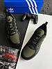 Термо кросівки чоловічі Adidas Climaproof Green khaki Взуття Адідас Кліма проф Хакі осінні зимові утепленні, фото 6