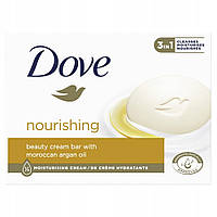 Крем-мыло для рук Dove nourishing из 1/4 увлажняющего крема и арганового масла 90 г