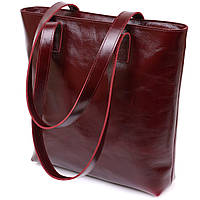 Стильна жіноча сумка-шопер Shvigel 16368 Бордовий