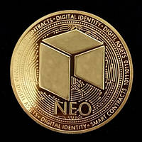 Позолочена сувенірна монета NEO