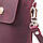 Вінтажна жіноча тревел-косметичка Shvigel 16429 Бордовий, фото 3