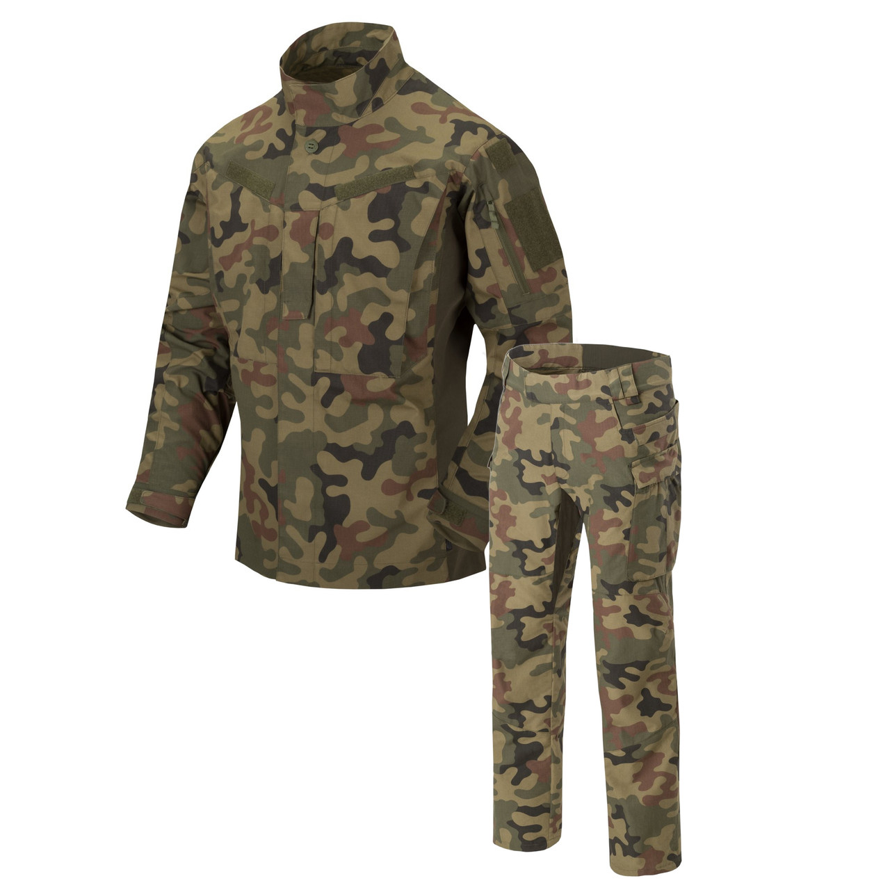 Комплект штани та кітель Helikon-Tex® MBDU® Trousers - NyCo Ripstop - PL Woodland