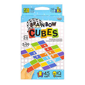 Карткова гра "Brainbow CUBES" Danko Toys G-BRC-01-01, 45 карток, Toyman