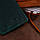 Матова шкіряна бирка на валізу Shvigel 16557 Зелений, фото 7