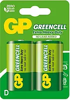 Батарейки GP GREENCELL 13G-U2 бочка D 2 шт.