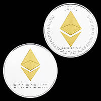Позолочена сувенірна монета Ethereum