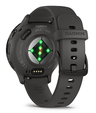Смарт-годинник Garmin Venu 3S Slate stainless steel bezel with pebble grey case and silicone band, фото 5