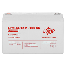 Акумулятор LogicPower LPM-GL гелевий 12 В 100 Аг 3871