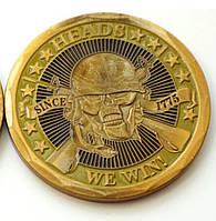 Сувенирная монета для принятия решений ''Мы выиграли - ты проиграл''