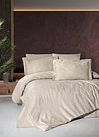 Постельное белье First Choice Jacquard Satin 200 х 220 см Herra Cappuccino