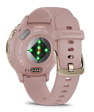 Смарт-годинник Garmin Venu 3S Soft gold stainless steel bezel with dust rose case and silicone band, фото 5