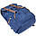 Рюкзак туристичний текстильний унісекс Vintage 20609 Синій, фото 4
