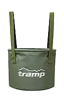 Ведро Tramp ПВХ olive 12л (UTRC-071)