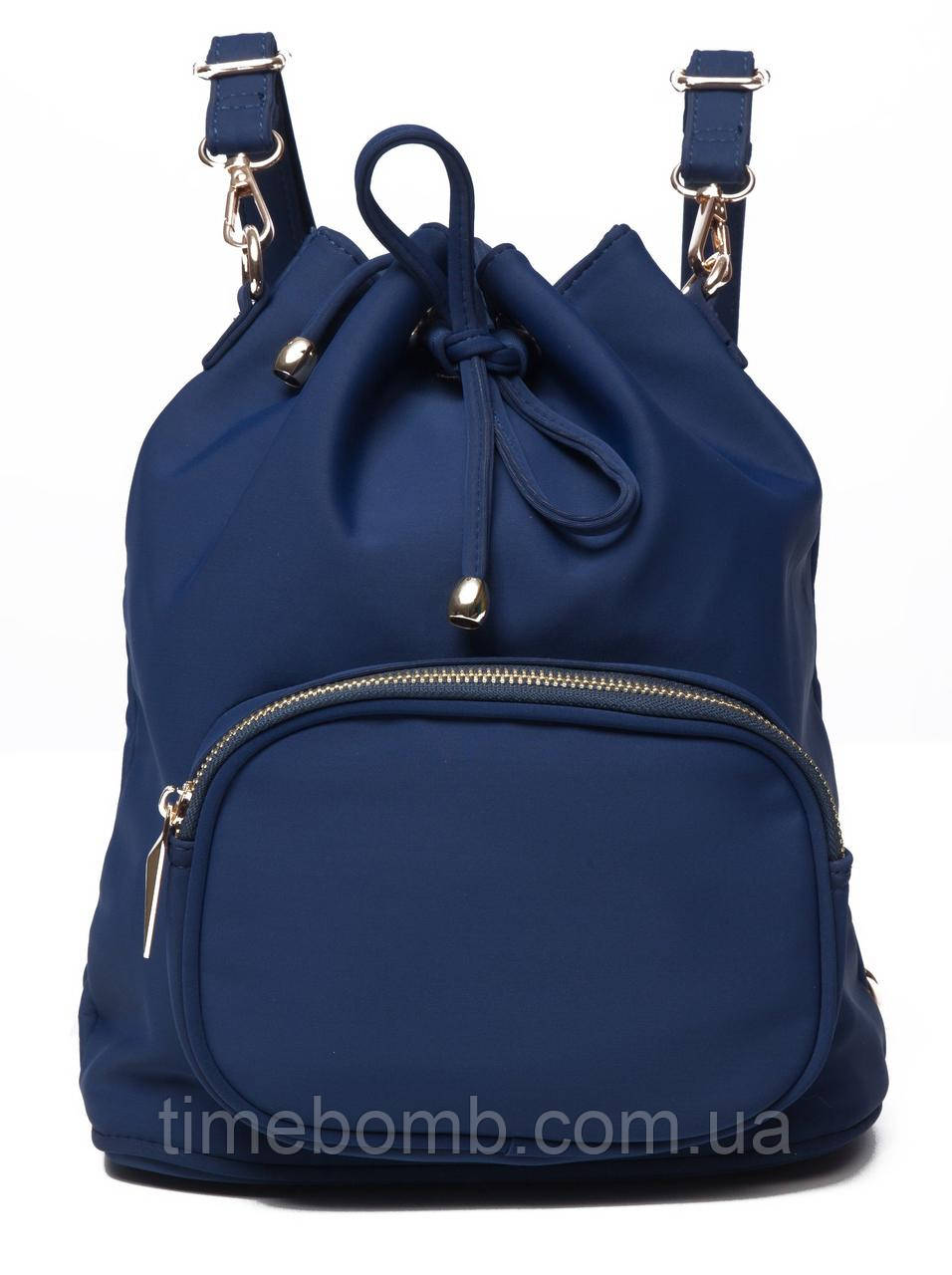 Рюкзак жіночий нейлоновий Vintage 14806 Синій