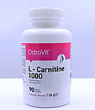 Л-Карнітин OstroVit L-CARNITINE 1000 90tabs - 90 000 концентрація, фото 2