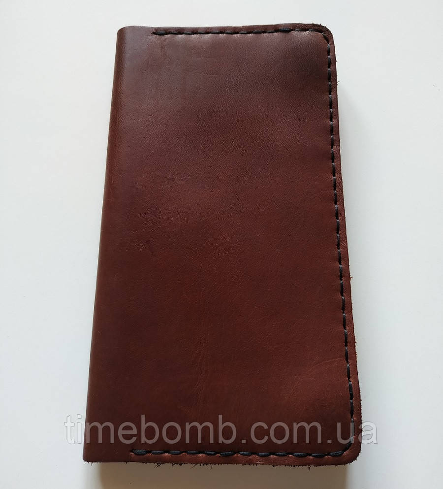 Чоловічий шкіряний гаманець Mountains коричневий