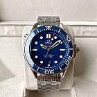Omega Seamaster Professional Silver Blue AAA — чоловічий наручний годинник механічний з автопідзаводом, фото 2