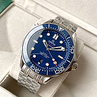 Omega Seamaster Professional Silver Blue AAA мужские наручные часы механические с автоподзаводом