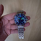 Omega Seamaster Professional Silver Blue AAA — чоловічий наручний годинник механічний з автопідзаводом, фото 9