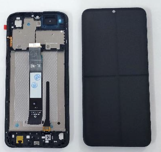 Дисплей (екран) для Xiaomi Redmi A1/A1 Plus/A2/A2 Plus/Poco C50/C51 + тачскрин, чорний, гарної якості, с