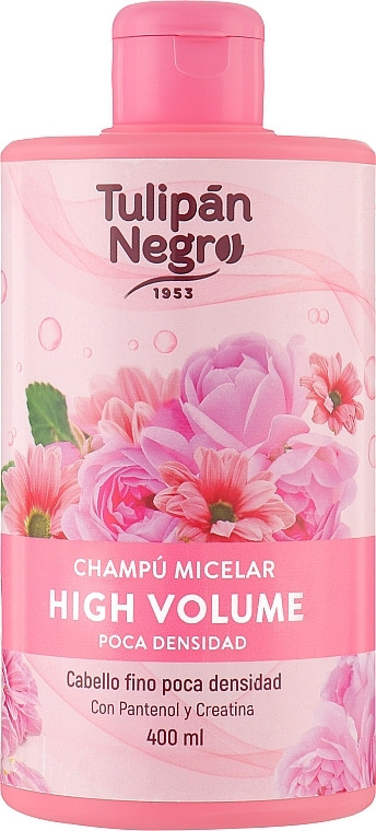 Шампунь міцелярний для об'єму волосся Tulipan Negro Sampoo Micelar