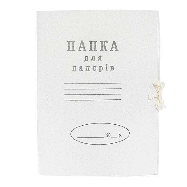 Папка на зав'язку 100500 (картон 0,3мм) (50), фото 1