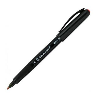 Маркер CD-Pen 4606 Centropen водостійкий червоний 1.0 мм (10), фото 1