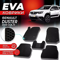Килимки Салону Єва, Eva Renault/Dacia Duster 2, Рено/Дача Дастер 2, великий вибір кольорів, Краща ціна в Україні