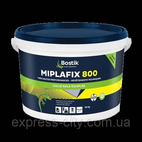 Клей для гнучких підлогових покриттів Bostik Miplafix 800 (18 кг), фото 1