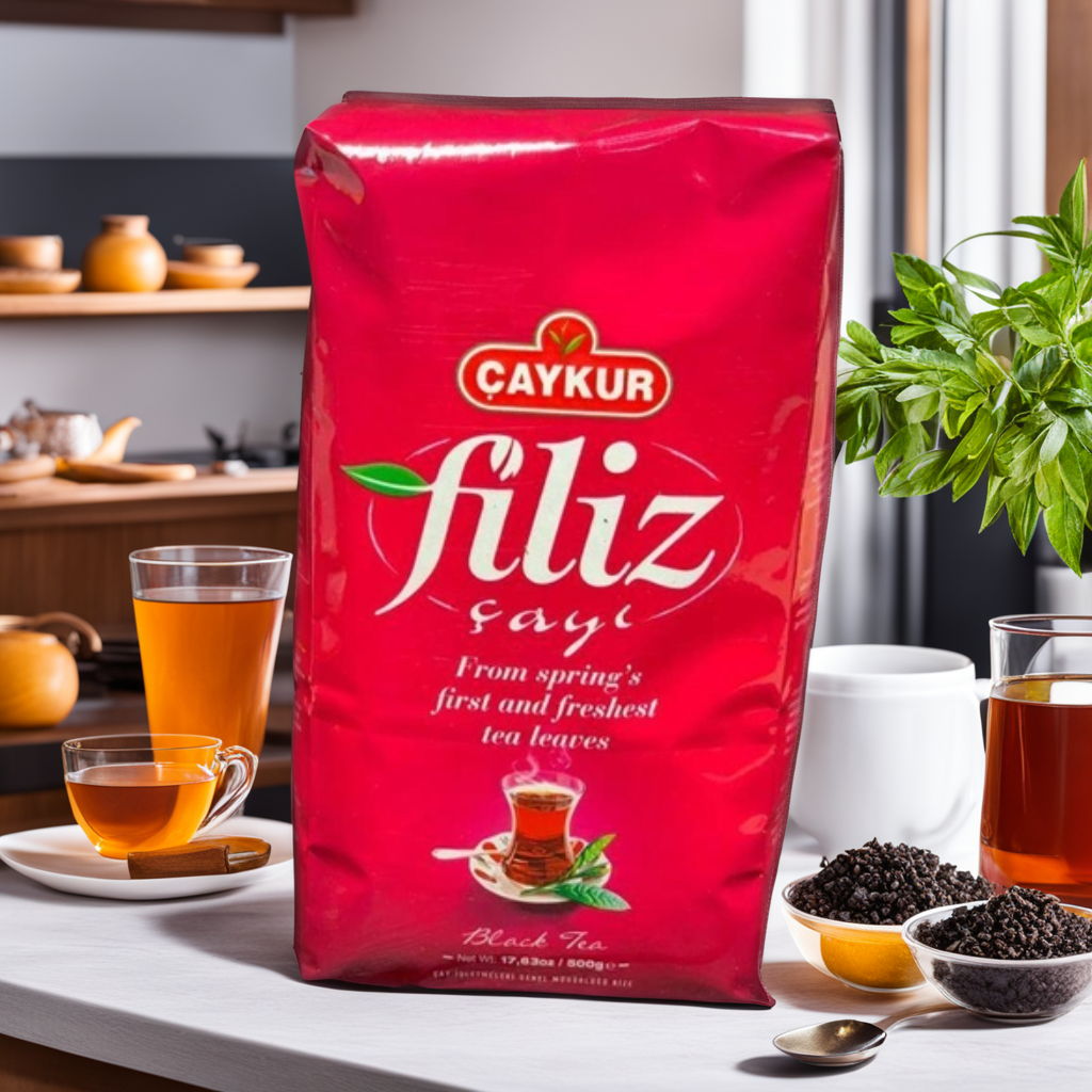 Турецький чорний чай Caykur Filiz Turkish натуральний розсипний листовий без ароматизаторів Black Tea 500 грам, фото 1