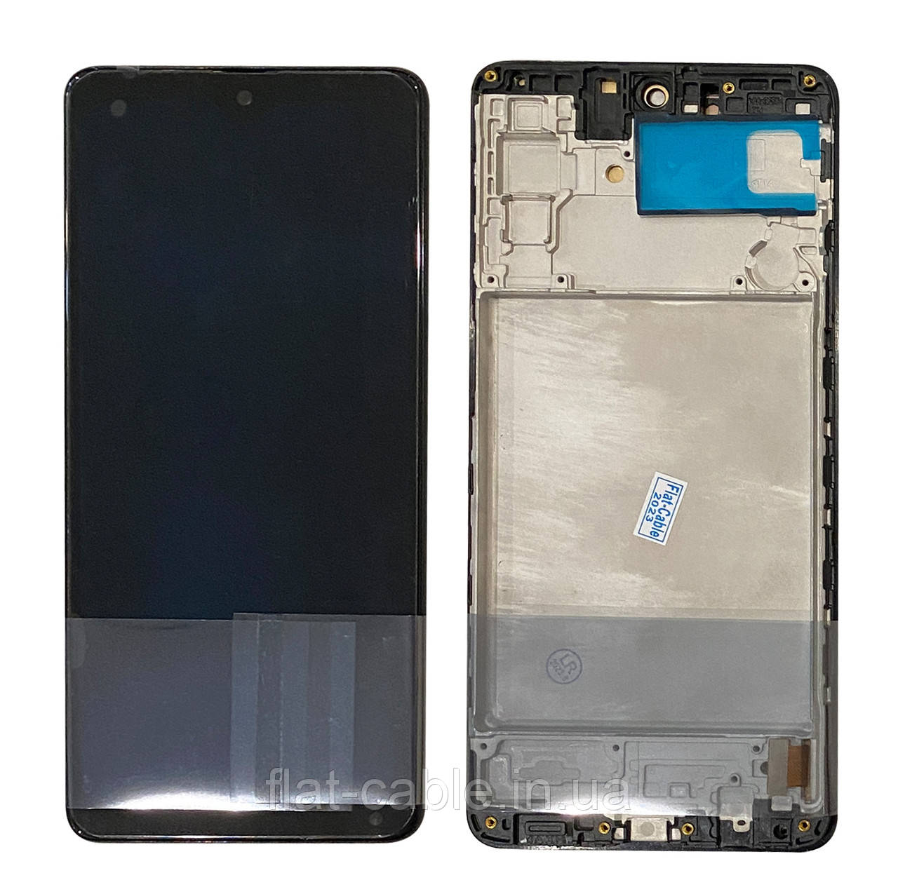 Дисплей + сенсор Samsung M515 M51 (2020) Чорний LCD OLED (Big Glass) з Рамкою (PRC)