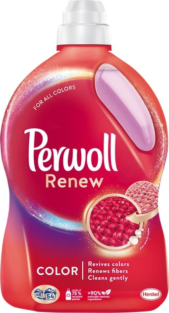 Гель для прання Perwoll Color & Fiber відновлення + догляд 2.970 л.