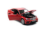 Машина модель 76474 Mercedes C63 AMG, масштаб 1:32, інерція, відкриваються усі двері, звук, світло фар, фото 8